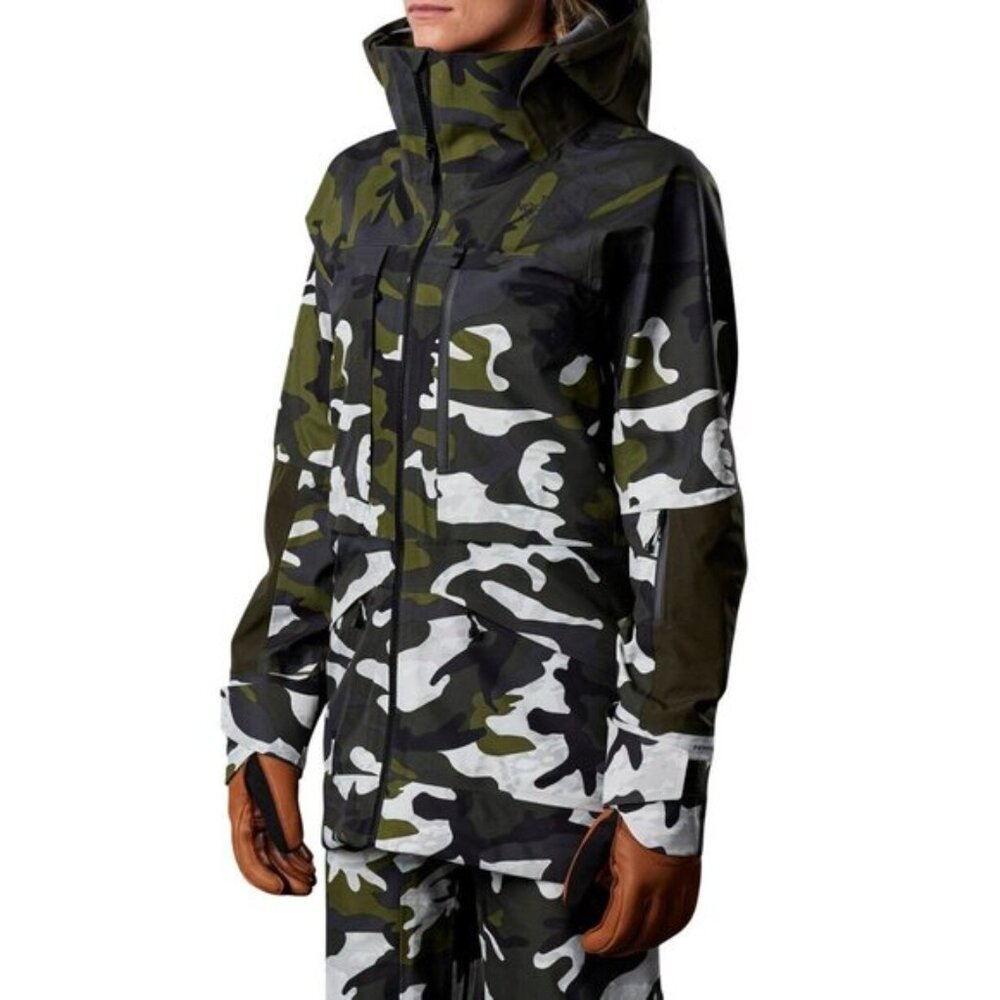 The North Face A-CAD Futurelight Jacket Rocko Green Camo Print Size M NWT